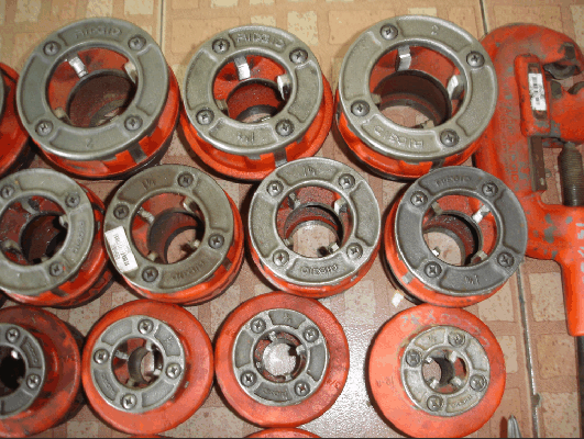 ขายเหมาชุดตาบเกลียว เจาะคว้านรูและคัตเตอร์ RIDGID U.S.A. คับ
