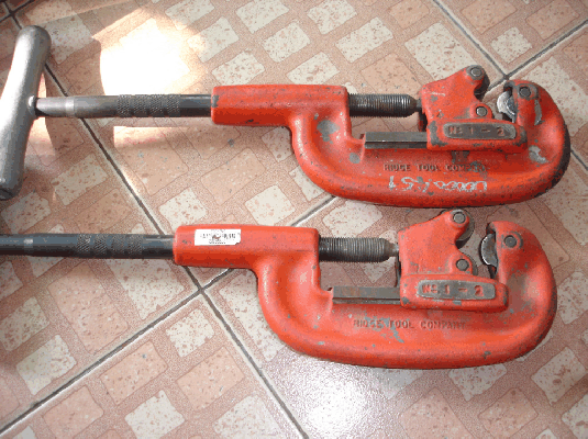 ขายเหมาชุดตาบเกลียว เจาะคว้านรูและคัตเตอร์ RIDGID U.S.A. คับ
