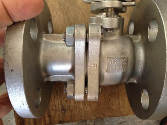 ขาย บอลวาล์วสแตนเลส KITZ  ขนาด 1 นิ้ว สภาพสวยมาก พร้อมใช้งาน มีอยู่ 25 ตัวครับ