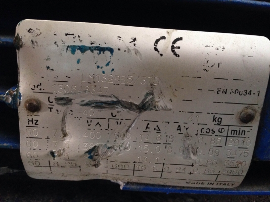 ขายปั้มน้ำหอยโข่ง LOWARA made in ITALY ขนาด 10 HP. เข้า 2.5 นิ้ว ออก 1.5 นิ้ว สภาพสวย พร้อมใช้งาน ขายปั้มน้ำหอยโข่ง LOWARA made in ITALY ขนาด 10 HP. เข้า 2.5 นิ้ว ออก 1.5 นิ้ว สภาพสวย พร้อมใช้งาน