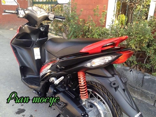 ขายsuzuki skydrive สีเเดงดำ ปี2013