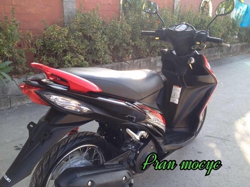 ขายsuzuki skydrive สีเเดงดำ ปี2013