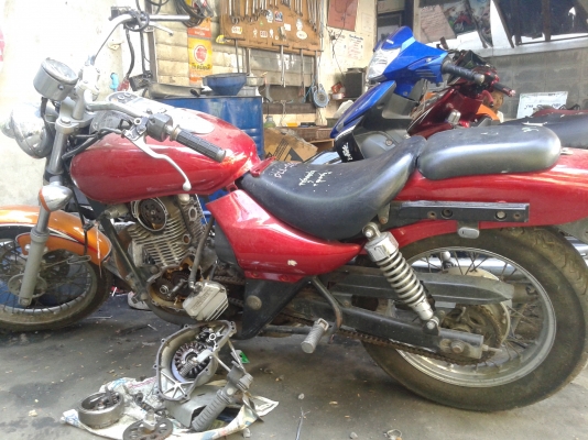 Kawasaki Boss 175 ขายตามสภาพ พร้อมเล่มทะเบียน