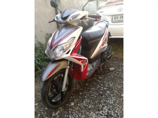 Yamaha Mio 125 MX ล้อแม็ก สีแดงขาว สวยเดิม