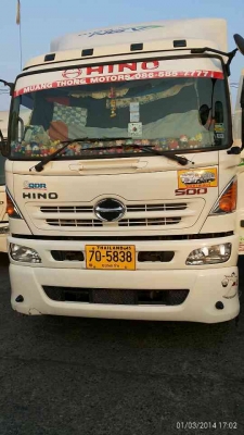 ขายดาว์น รถ10ล้อหัวลาก HINO NGV.360แรงม้า พร้อมหาง50ปี แท้จากโรงงาน ยาว12.5เมตร