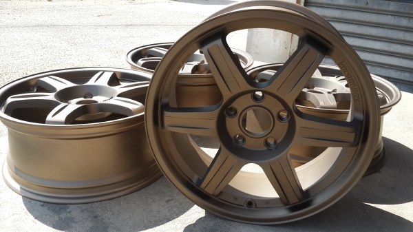 5/114 TE37 ขอบ 17 กว้าง 7 ออฟ 42 ครบชุด 4วง