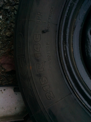 ขายกะทะผ่าพร้อมยาง 215 ขอบ14 6รู