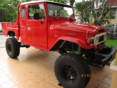 ขายtoyota landcruiser fj45 รุ่นกระบะแท้ทะเบียนพร้อม