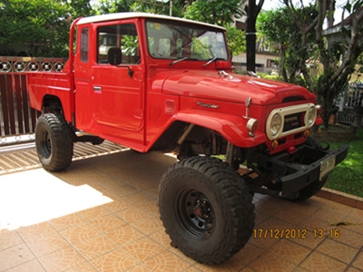 ขายtoyota landcruiser fj45 รุ่นกระบะแท้ทะเบียนพร้อม