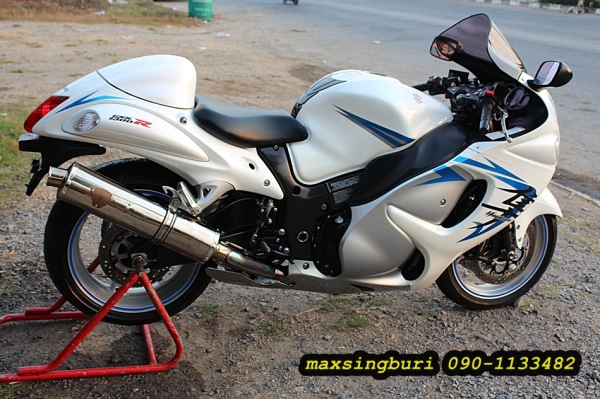 แม็กสิงห์บุรี//(โครตถูก)SUZUKI HAYABUSA 1300CC ปี2009 สภาพสวย พร้อมของแต่ง ทะเบียนแท้ๆ 529000