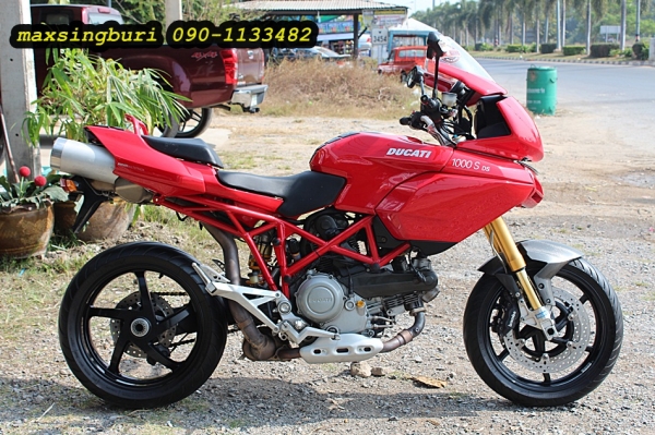 แม็กสิงห์บุรี//DUCATI MULTISTRADA 1000DS ปี2006 สภาพสวย ประกอบใหม่ๆ 195000 ด่วน