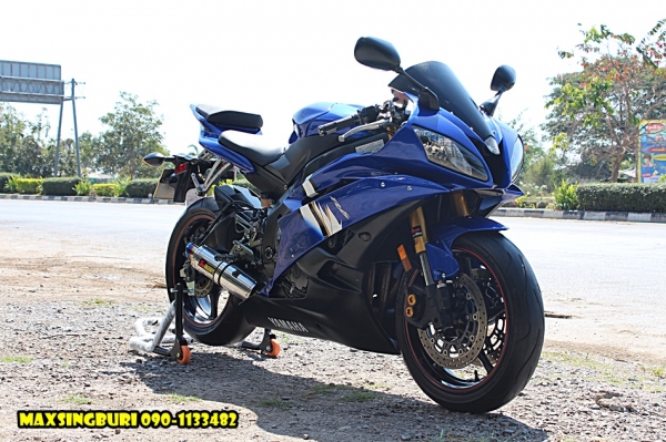 แม็กสิงห์บุรี//YAMAHA R6 ปี2007 สภาพสวย พร้อมของแต่ง ทะเบียนแท้ๆโอนขนส่ง 365000 ด่วน