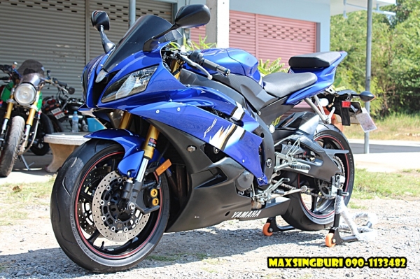 แม็กสิงห์บุรี//YAMAHA R6 ปี2007 สภาพสวย พร้อมของแต่ง ทะเบียนแท้ๆโอนขนส่ง 365000 ด่วน