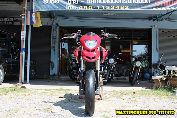 แม็กสิงห์บุรี//DUCATI HYPERMOTARD1100S ปี2008 รถศูนย์ ของแต่งเพียบ ทะเบียนพร้อม 465000