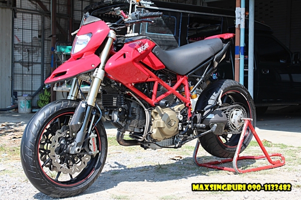 แม็กสิงห์บุรี//DUCATI HYPERMOTARD1100S ปี2008 รถศูนย์ ของแต่งเพียบ ทะเบียนพร้อม 465000