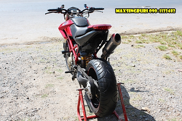 แม็กสิงห์บุรี//DUCATI HYPERMOTARD1100S ปี2008 รถศูนย์ ของแต่งเพียบ ทะเบียนพร้อม 465000