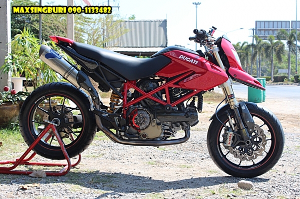 แม็กสิงห์บุรี//DUCATI HYPERMOTARD1100S ปี2008 รถศูนย์ ของแต่งเพียบ ทะเบียนพร้อม 465000