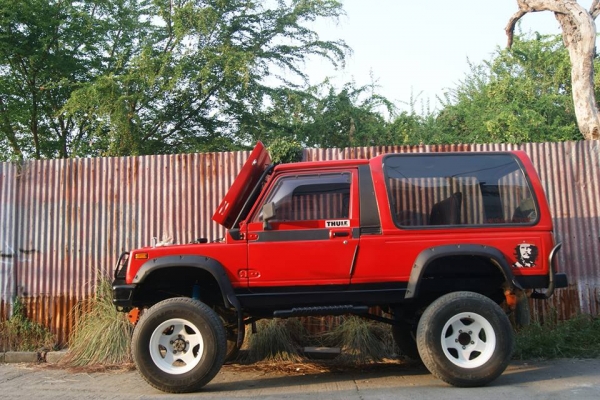 ขาย SUZUKI CARIBIAN สีแดง ปี1989เครื่องเดิม 1.3 ยกสูงเทิร์นเพลาแล้ว