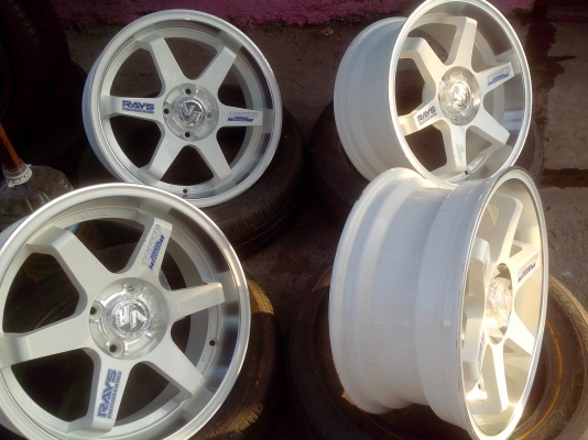 ขายล้อแม็กTE-37ขอบ16 4รู100 กว้าง7นิ้ว เดิมสวยๆ ขายถูกๆ