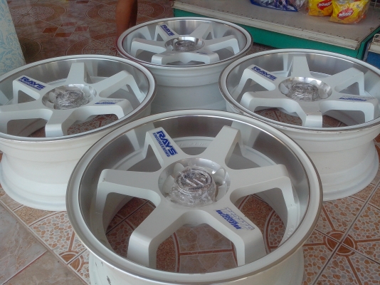 ขายล้อแม็กTE-37ขอบ16 4รู100 กว้าง7นิ้ว เดิมสวยๆ ขายถูกๆ