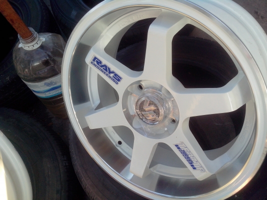 ขายล้อแม็กTE-37ขอบ16 4รู100 กว้าง7นิ้ว เดิมสวยๆ ขายถูกๆ