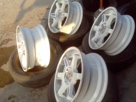 ขายล้อแม็กTE-37ขอบ16 4รู100 กว้าง7นิ้ว เดิมสวยๆ ขายถูกๆ