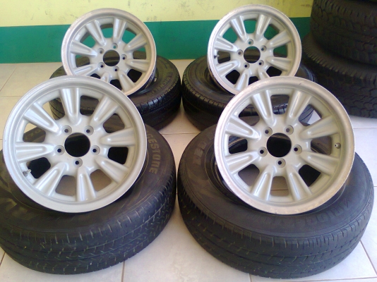 ENKEI 15x7 et:0 5/114 ล้อเดิมไม่เคยซ่อมไม่คดดุ้ง1ชุด