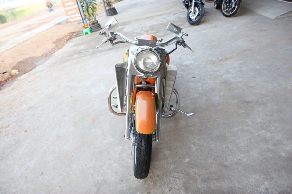 ขาย dragstar400 แต่งแนวฮาเล่ย์  อินวอยล์ครบ สวย เครื่องดี