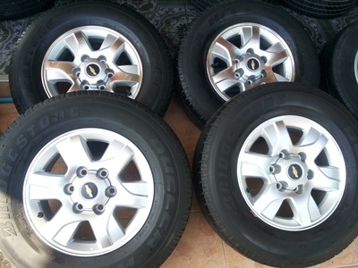 ขายล้อแม็ก chevrolet trail blazer ขอบ 16 นิ้ว พร้อมยาง 1 ชุด