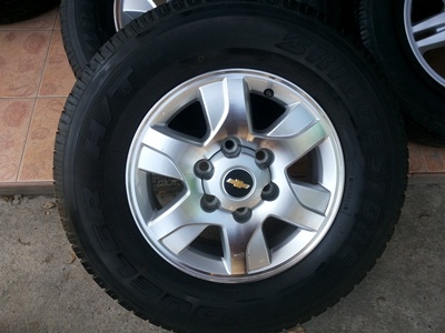 ขายล้อแม็ก chevrolet trail blazer ขอบ 16 นิ้ว พร้อมยาง 1 ชุด