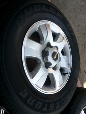 ขายล้อแม็ก chevrolet trail blazer ขอบ 16 นิ้ว พร้อมยาง 1 ชุด