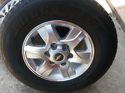 ขายล้อแม็ก chevrolet trail blazer ขอบ 16 นิ้ว พร้อมยาง 1 ชุด