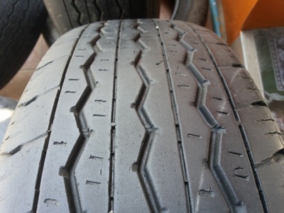 ขายล้อกะทะขอบ15 6 รู พร้อมยาง195R15 กะบะ BRIDGESTONE 1 ชุด