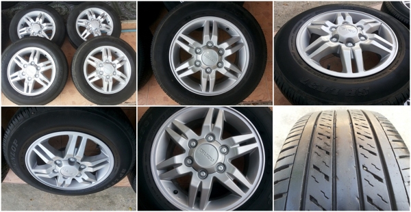 ขายล้อแม็กISUZU D-max HI -lander ขอบ 16 เดิมพร้อมยาง 1 ชุด