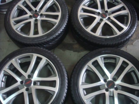 ขายล้อแม็ก VIOS TRD SPORTIVO ขอบ 17 4 รู 100