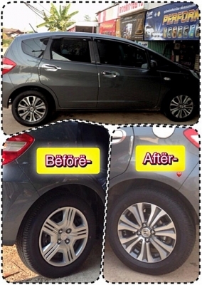 ขายล้อแม็ก HONDA FREED ใส่ JAZZ CITY สวยคับ