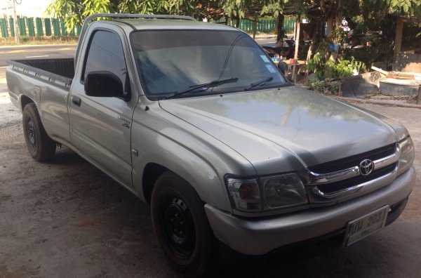 ขายด่วนครับ TOYOTA HILUX TIGER D4D 2.5 ปี 47 สวยๆ เครื่องคอมมอนเรล แน่นดีแรงดีประหยัดน้ำมันสุดๆครับ ภายในเก๋งคอนโซลสวยครบพร้อม แอร์เย็น พวงมาลัยเพาเวอร์ ภายนอกบอดี้สวยไม่มีชน กระบะปูพื้นยางลายเนอร์ครบพร้อมบรรทุกได้เลย ช่วงล่างแน่นหนึบดี เอกสารทะเบียนครบพร