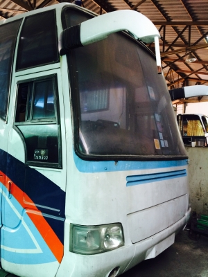 ขายตัวถังรถบัส ทรง O404 พร้อมแอร์ Nippon Denso LD8 ราคาไม่แพง