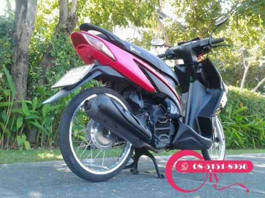 ขายด่วน CLICK ปี 50 รถสวยแววดี เครื่องดี สีสดมากๆ เอกสารครบ ศูนย์ตรงไม่เคยล้มไม่เคยชนหนัก