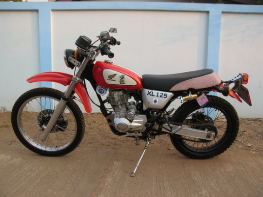 ขายรถ Honda XL 125 มีทะเบียนและเอกสารพร้อมโอน