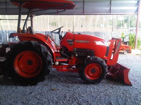 ขายรถไถ Kubota L 3608 (4WD) พร้อมดันหน้าและผานหลัง