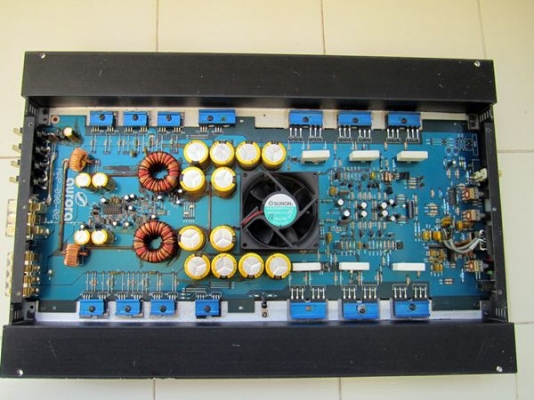 แอมป์ 2ch Aurora 1200.2 แรงมาก 2400w