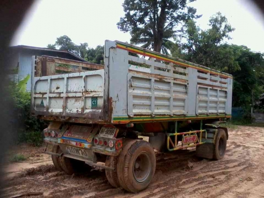 ลูกพ่วงดั้ม CTทรัค 2คานยาว6เมตร สภาพดี ไม่มีผุ ยางดี