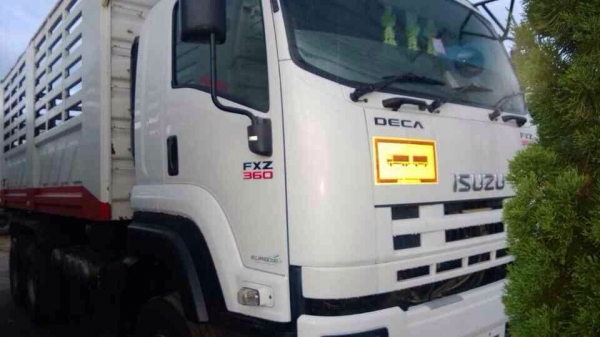 ขายรถบรรทุกสิบล้อดั๊มพ์ Isuzu 360 HP ปี 52 กระบะสามมิตร ไมล์ 150,xxx