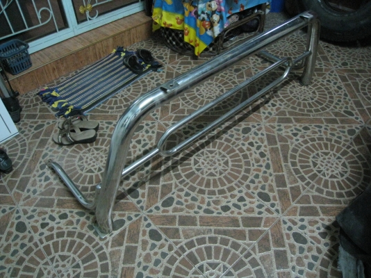 โรลบาร์สแตนเลส ใส่อีซูสุดร้าก้อนอาย สภาพดี ราคาถูก