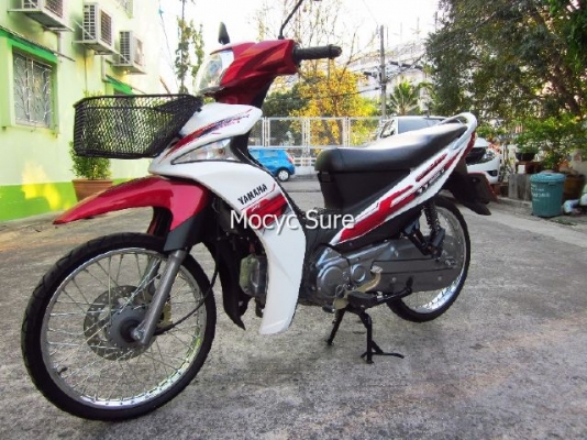 Yamaha Spark 115i ขาวแดง สตาร์ทมือ วิ่ง 3,5xxก.ม รถ 7 เดือน