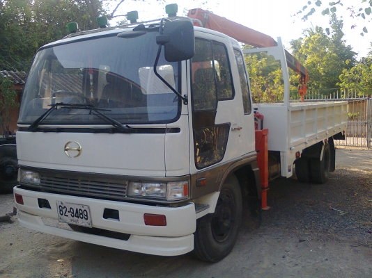 ขายครับรถประกอบ HINO เครื่องEH700ติดเครน 2.9ตัน