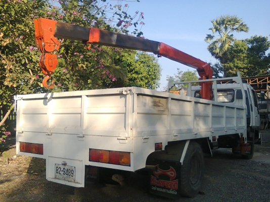 ขายครับรถประกอบ HINO เครื่องEH700ติดเครน 2.9ตัน