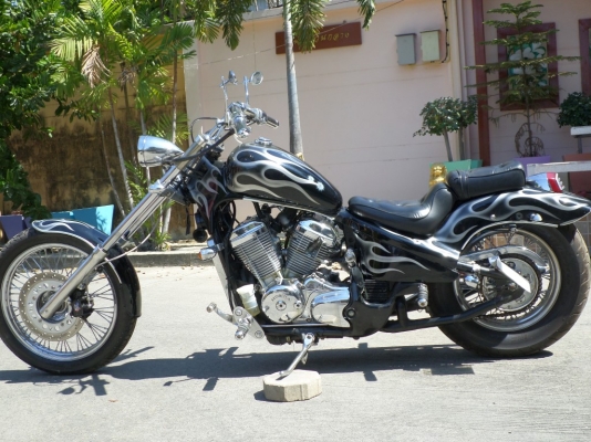 วุฒินนบุรี// ขาย STEED600cc. แต่งแพงขอแบนเก็บงานแล้วสวยๆเครื่องดีคาบูเดียวหล่อๆ อินวอย+สรรพสารมิตร