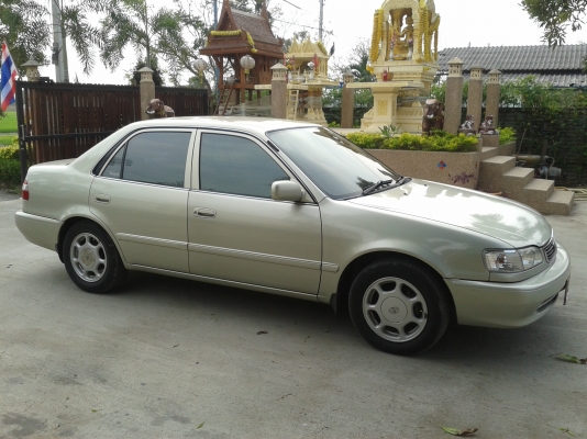ขายรถ toyota corolla ปี2000 รถคุณหมอใช้ มือเดียว สภาพดีมาก